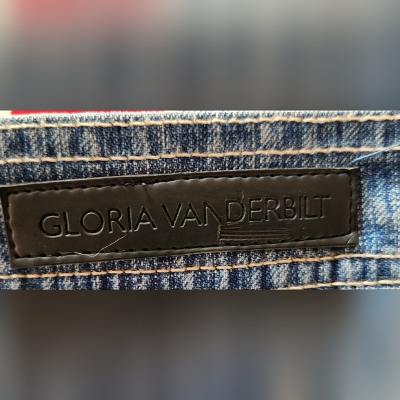 Gloria Vanderbilt Amanda Women's Tapered Leg Classic Fit Jeans 14 Short New - Picture 9 of 11
